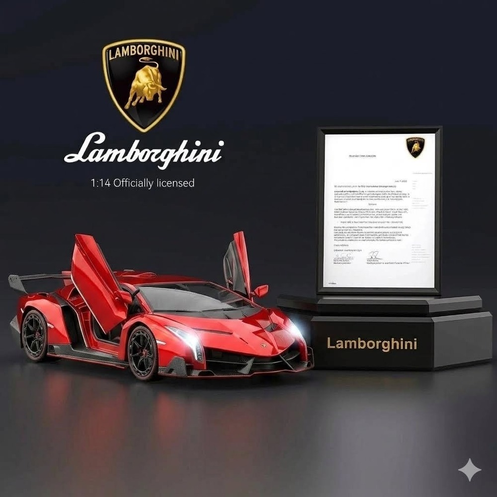 Lamborghini Veneno Remote Control Car, Officially Licensed 1:14 RC Car,NO Remote